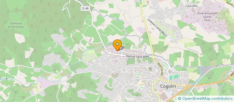 localisation de l'entreprise SCI L'OREE TROPEZIENNE  COGOLIN