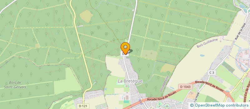 localisation de l'entreprise SCI L'OREE VERTE à BOIS-GUILLAUME