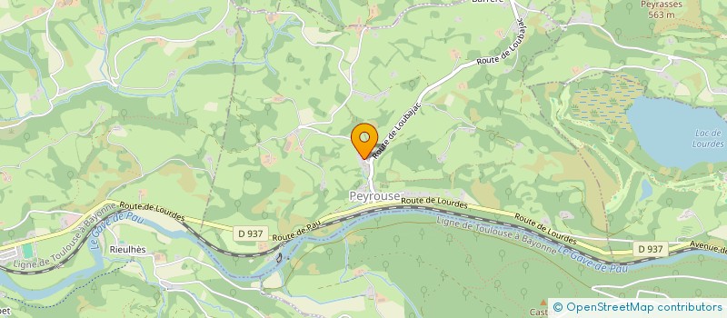 localisation de l'entreprise SCI L'OREGON  PEYROUSE