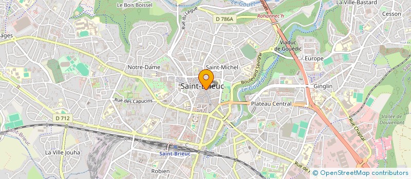 localisation de l'entreprise SCI L OREILLE à SAINT-BRIEUC