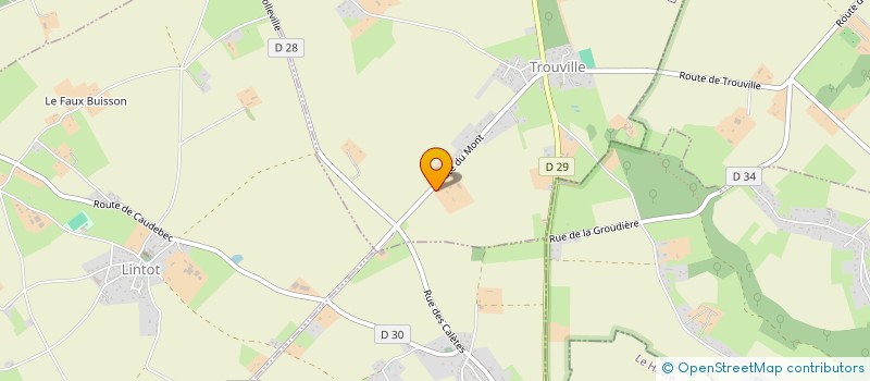 localisation de l'entreprise SCI L'ORENGERIE  TROUVILLE