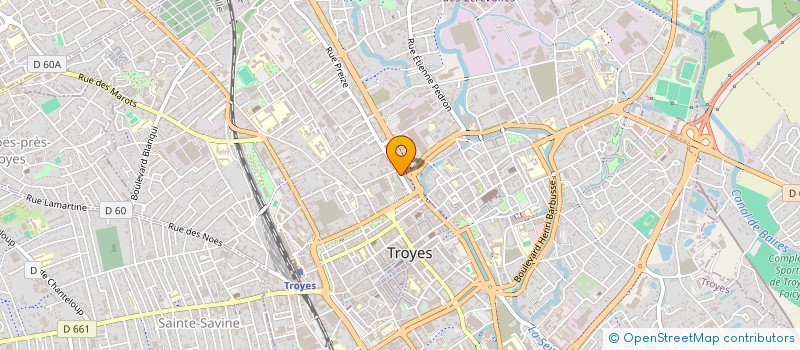 localisation de l'entreprise SCI L'OREUSE à TROYES