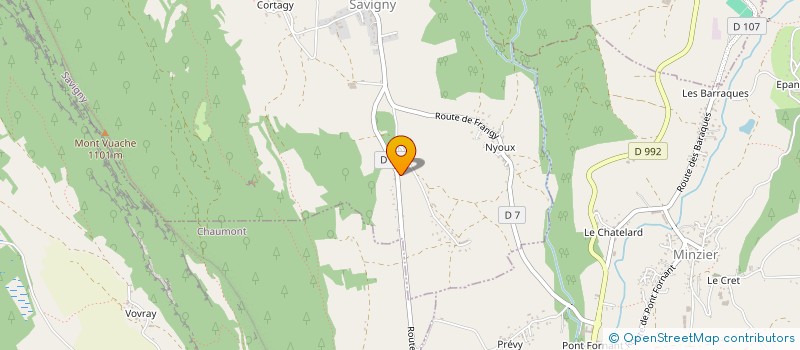 localisation de l'entreprise SCI L'ORGENTIL  SAVIGNY