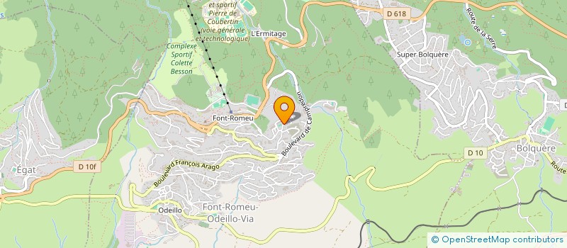 localisation de l'entreprise SCI L'ORIENT à FONT-ROMEU-ODEILLO-VIA
