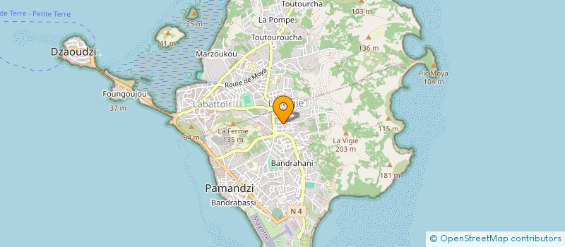 localisation de l'entreprise SCI L'ORIENT à PAMANDZI