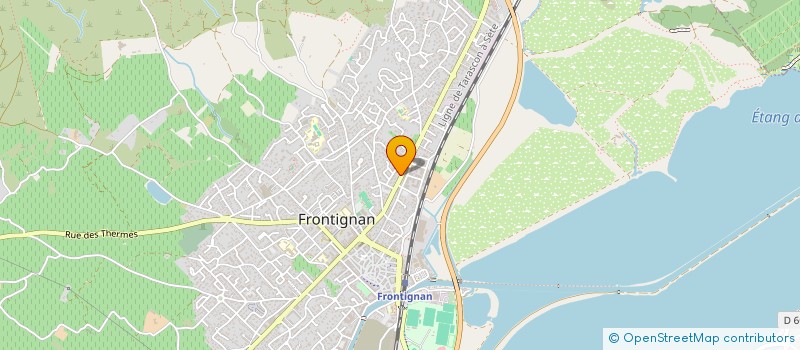 localisation de l'entreprise SCI L'ORIENT à FRONTIGNAN