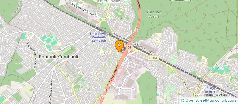 localisation de l'entreprise SCI L'ORIENT DE SERRIS  SERRIS