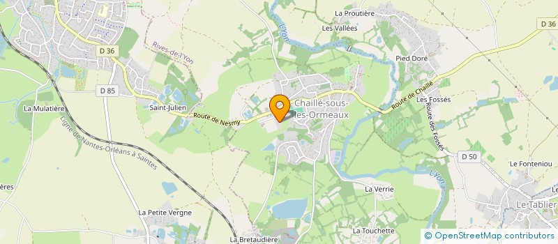 localisation de l'entreprise SCI L'ORIENTALE  RIVES DE L'YON