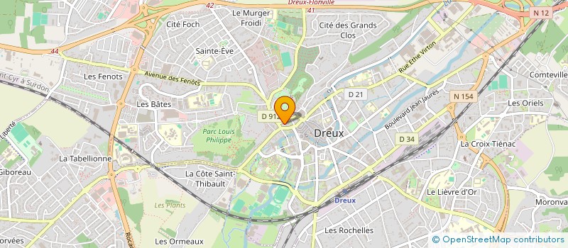 localisation de l'entreprise SCI L ORIGINE BAT  DREUX