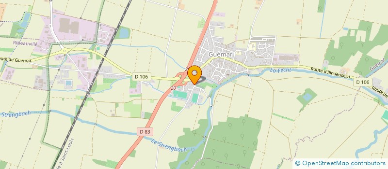 localisation de l'entreprise SCI L'ORIGINEL  ORBEY