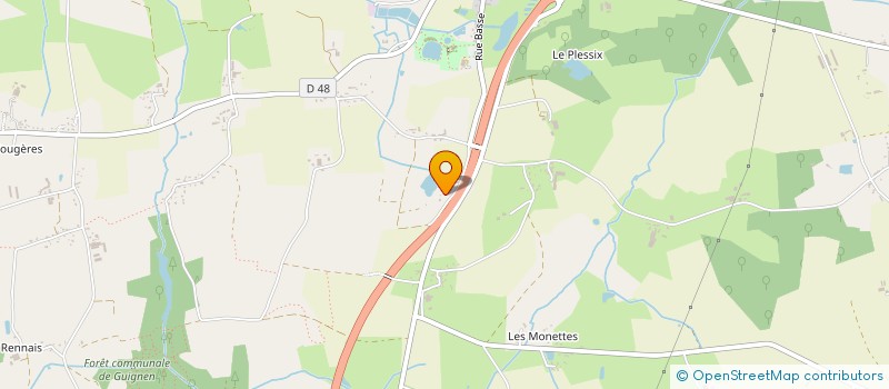 localisation de l'entreprise SCI L'ORIGON  GUIGNEN