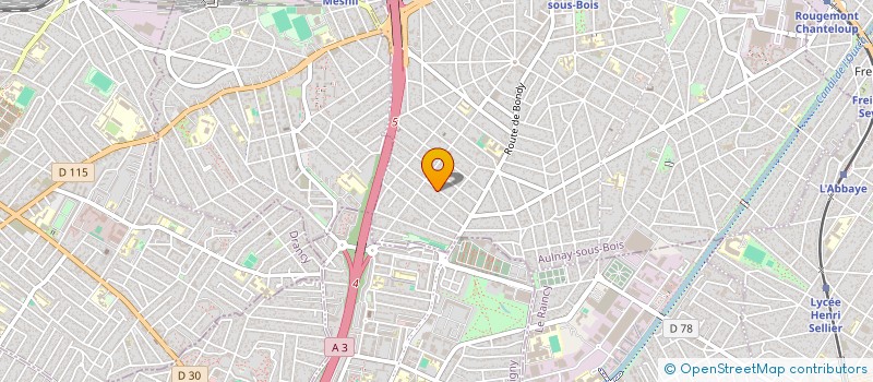 localisation de l'entreprise SCI L'ORLEANE à AULNAY-SOUS-BOIS