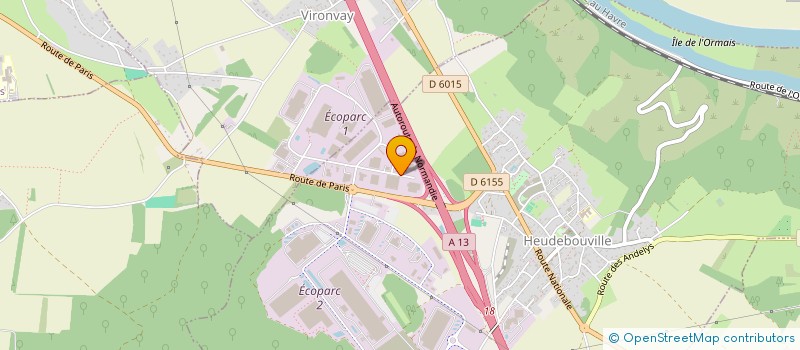 localisation de l'entreprise SCI L ORMAIS 2000  HEUDEBOUVILLE