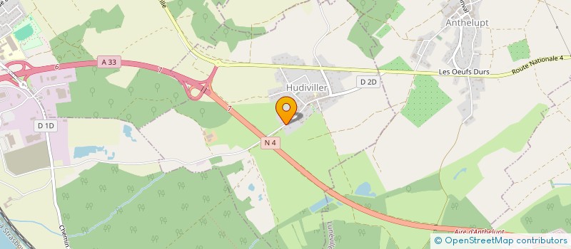 localisation de l'entreprise SCI L'ORME  HUDIVILLER