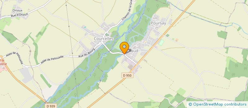 localisation de l'entreprise SCI L'ORMEAU 17  POURSAY-GARNAUD