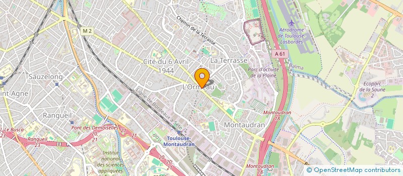localisation de l'entreprise SCI L'ORMEAU à TOULOUSE