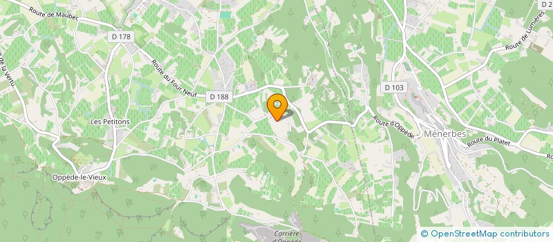 localisation de l'entreprise SCI L'ORMEAU  OPPEDE