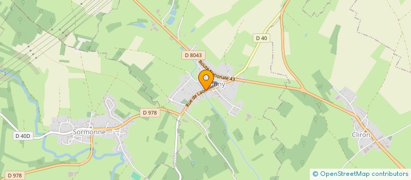 localisation de l'entreprise SCI L'ORMEAU  LONNY