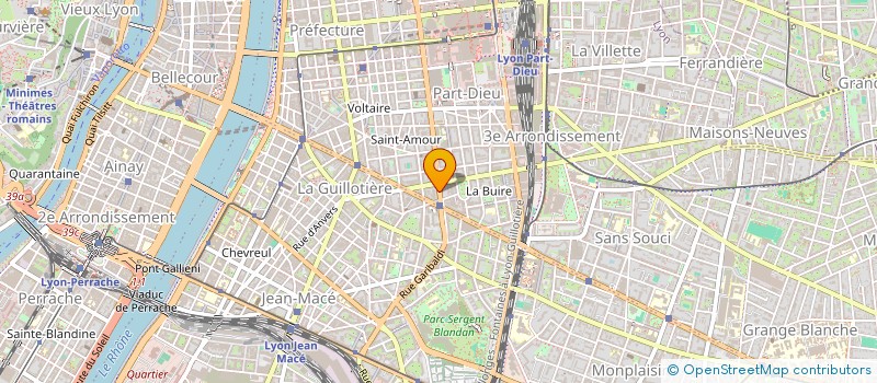 localisation de l'entreprise SCI L'ORMEAU  LYON