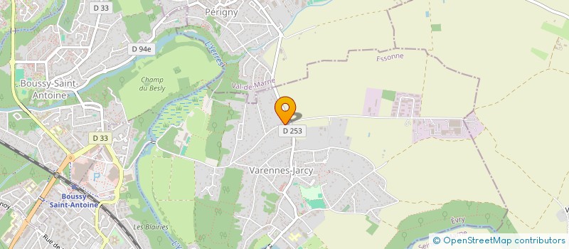 localisation de l'entreprise SCI L'ORMO 60  VARENNES-JARCY