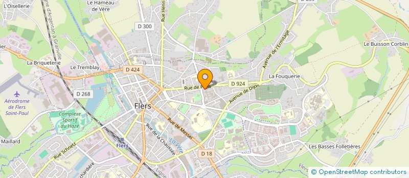 localisation de l'entreprise SCI L ORVADOISE à FLERS