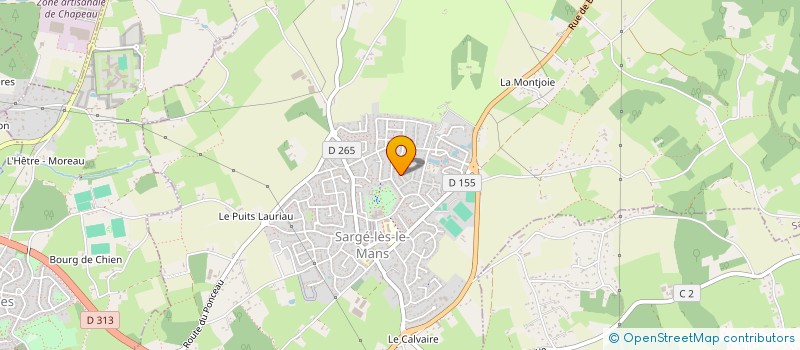 localisation de l'entreprise SCI L'OSERAIE  SARGE-LES-LE-MANS