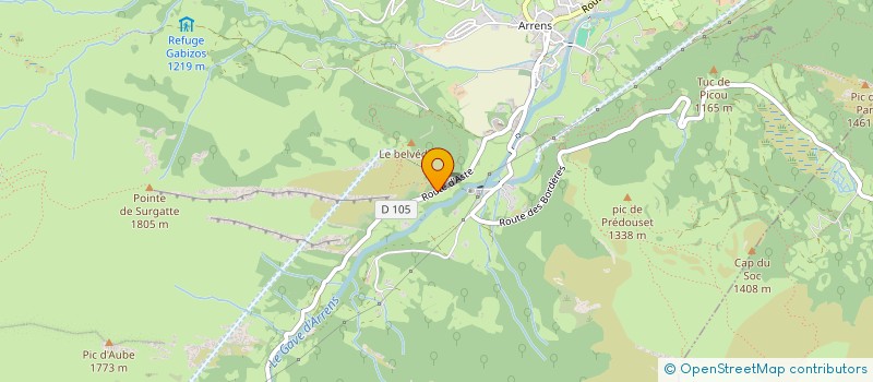 localisation de l'entreprise SCI L'OSTAL  ARRENS-MARSOUS