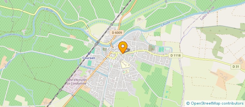 localisation de l'entreprise SCI L'OSTALAS  COURSAN