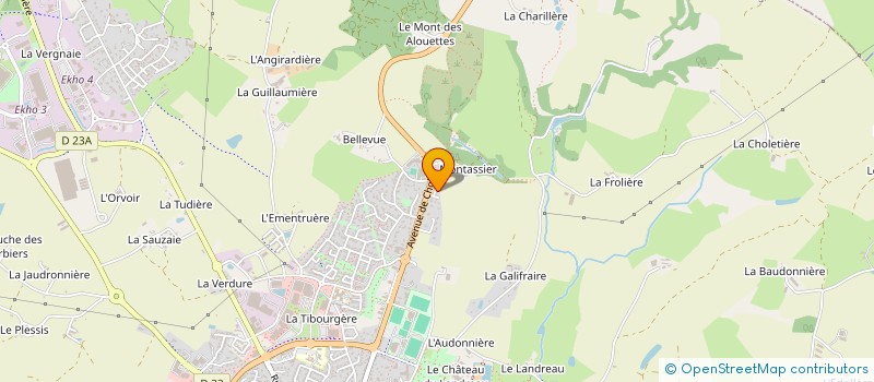 localisation de l'entreprise SCI L'OUCHE DU CHATAIGNER à HERBIERS (LES)