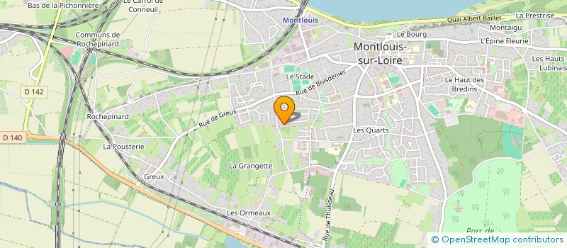 localisation de l'entreprise SCI L'OUCHE SAINT MARTIN à MONTLOUIS-SUR-LOIRE