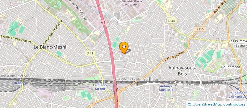 localisation de l'entreprise SCI L'OUEST INVESTISSEMENT à AULNAY-SOUS-BOIS