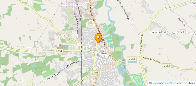 localisation de l'entreprise SCI L'OULIBET  FLEURANCE