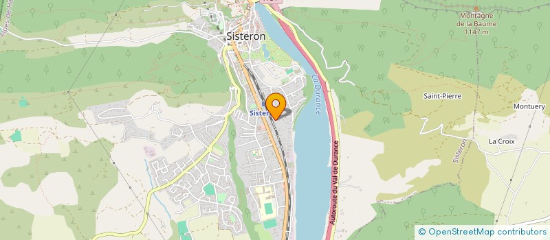 localisation de l'entreprise SCI L'OURMAYE  SISTERON