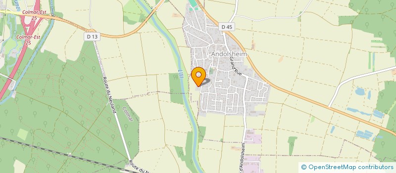 localisation de l'entreprise SCI L' OURS  ANDOLSHEIM