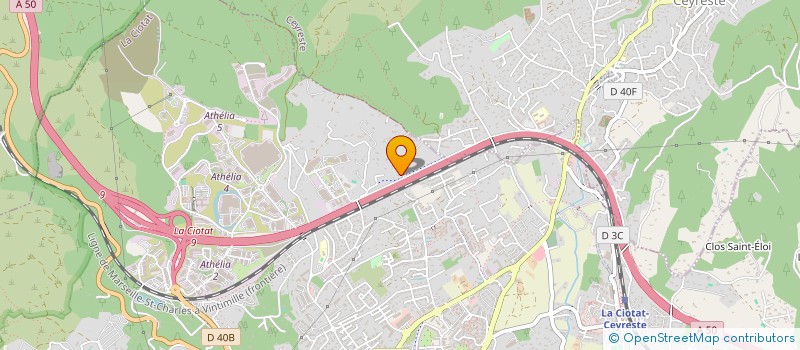 localisation de l'entreprise SCI L'OURS BLANC  LA CIOTAT