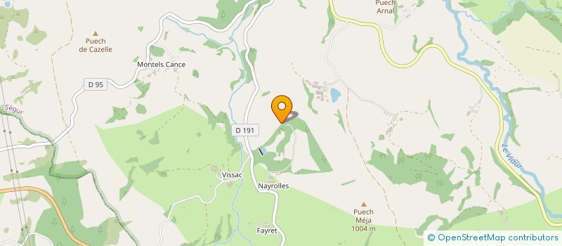 localisation de l'entreprise SCI  L'OUSTAL NAU  SEGUR