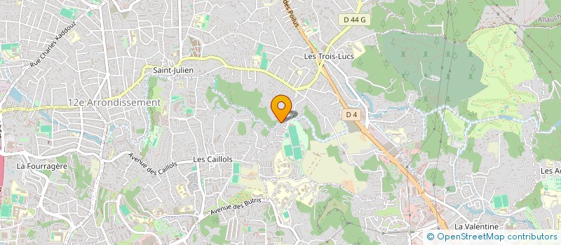 localisation de l'entreprise SCI L'OUSTALET  ALLAUCH