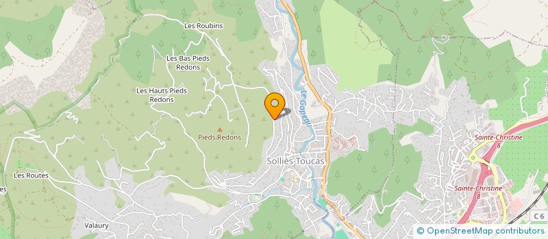 localisation de l'entreprise SCI L OUSTALET à SOLLIES-TOUCAS