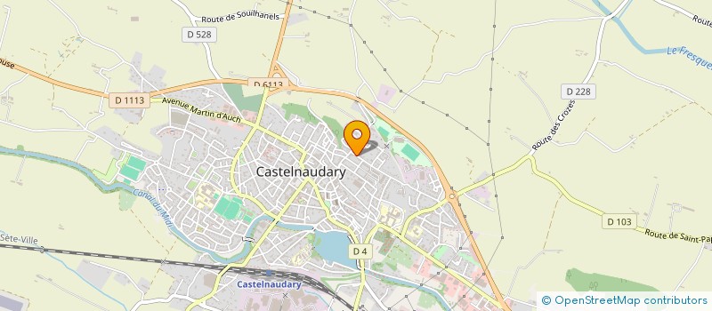 localisation de l'entreprise SCI L'OUSTALET  CASTELNAUDARY