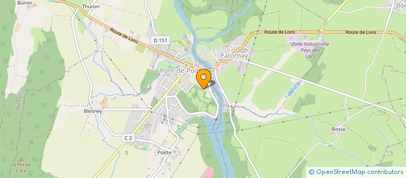 localisation de l'entreprise SCI L'OUSTALET  PONT-DE-POITTE