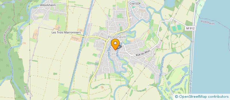 localisation de l'entreprise SCI L'OUSTALET-VACANCES  PLOBSHEIM