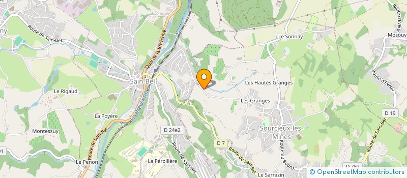 localisation de l'entreprise SCI L'OUSTALU  SOURCIEUX-LES-MINES