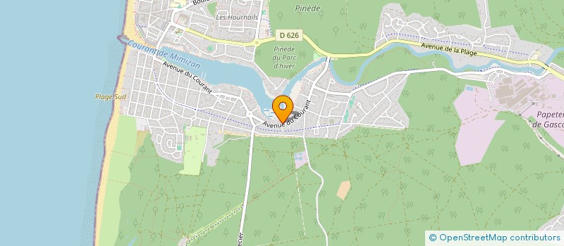 localisation de l'entreprise SCI L OUSTAOU  MIMIZAN