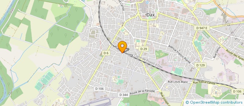 localisation de l'entreprise SCI L'OUSTAOU  DAX