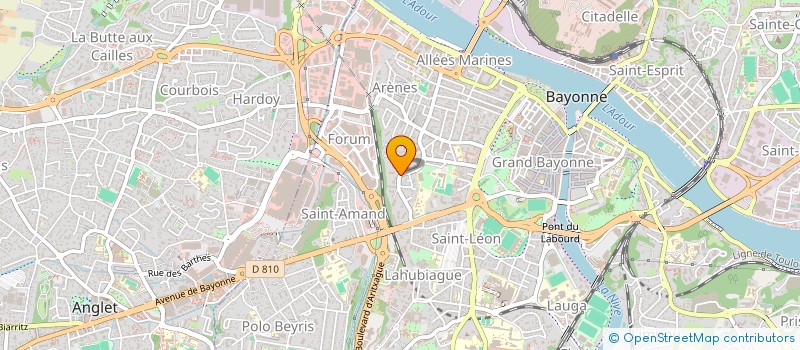 localisation de l'entreprise SCI L'OUSTAU à BAYONNE