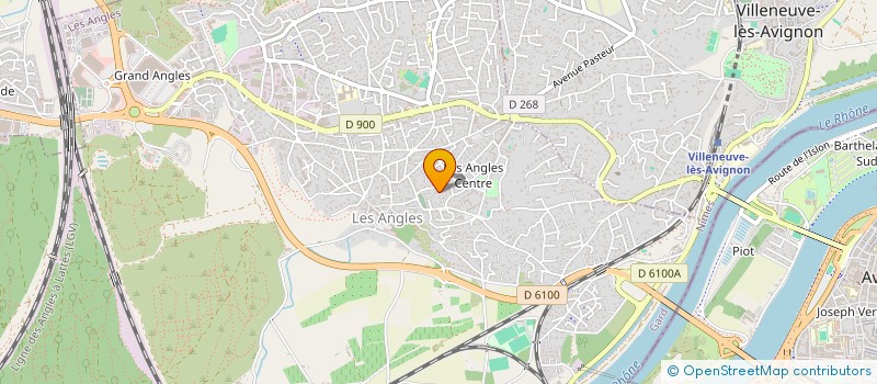 localisation de l'entreprise SCI L'OUSTAU  LES ANGLES