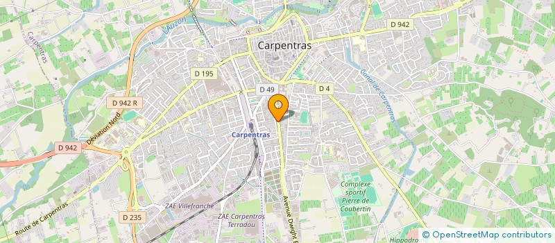 localisation de l'entreprise SCI L'OUSTAU  CARPENTRAS