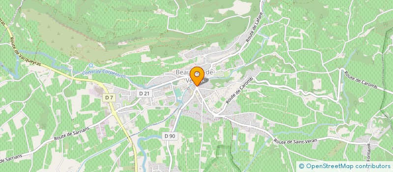 localisation de l'entreprise SCI L'OUSTAU DIS ADAM  BEAUMES-DE-VENISE