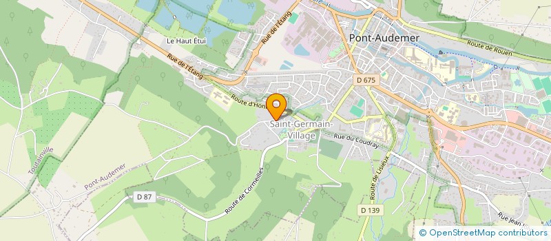 localisation de l'entreprise SCI L'OUTRE à PONT-AUDEMER