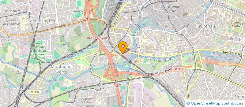 localisation de l'entreprise SCI L'OUTRE  STRASBOURG